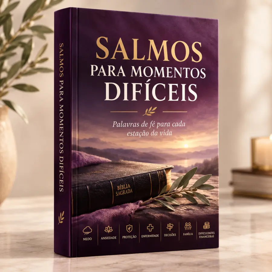 Capa do guia Salmos para Momentos Difíceis