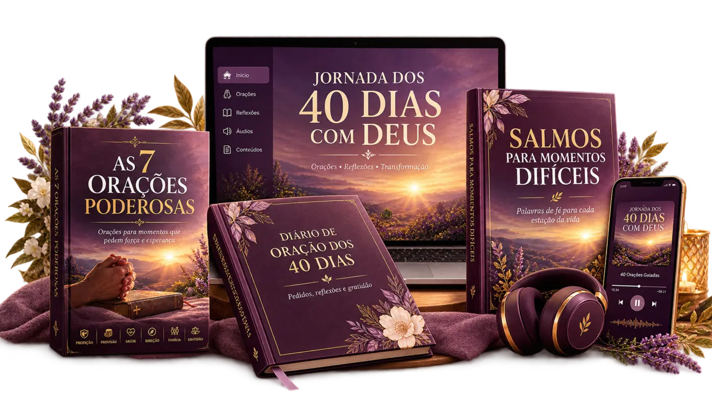Material completo da Jornada dos 40 Dias com Deus